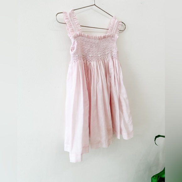 Smocked Vintage Toddler Dress - Blush - Size 2 - Picture 1 of 9